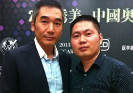 广州长征与明星合影