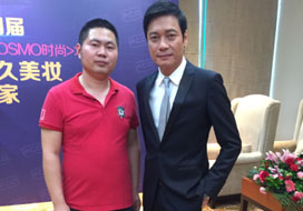 广州长征与明星合影